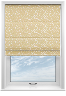 Confetti, Citrine - Roman Blind